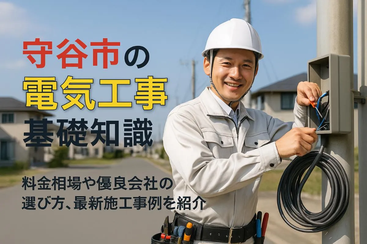 守谷市で電気工事の基礎知識と料金相場｜優良会社の選び方と最新施工事例も徹底解説