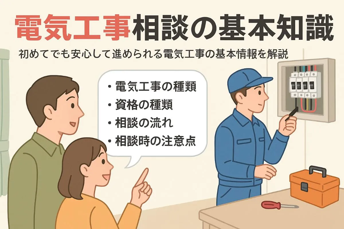 電気工事相談の基本知識と安心して依頼するためのポイントとトラブル事例や見積もり比較ガイド
